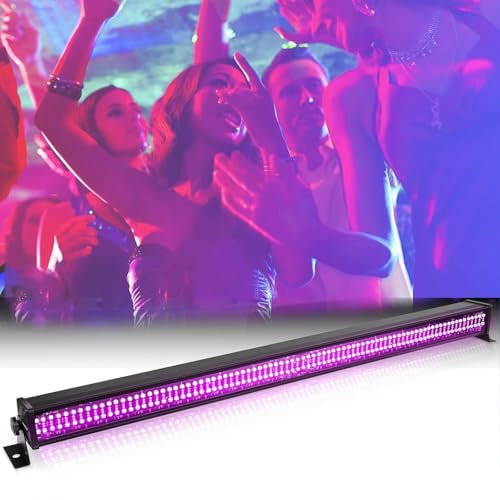 Barre Lumineuse LED pour éclairage de scène 80 W avec contrôle DMX512, Barre Lumineuse Disco Portable IP65 RVB DJ, durée de Vie 50 000 h, fréquence stroboscopique 1~30 Hz, lumières Montantes pour