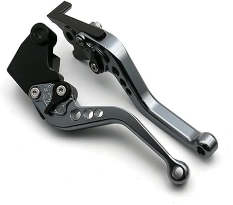 ELCEAMMDLW Bremsen Kupplungshebel Griff Für B&MW R1200GS 2004–2012 R 1200 GS Für Abenteuer 2006–2013 HP2 Für Enduro 2005–2008 Für Megamoto Motorrad Kurze/Lange Bremse(Short Titanium)