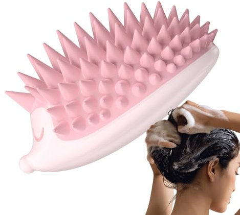 Kopfhaut-Shampoo-Bürste Weiche Silikonborsten Tiefenreinigungshaarmassierer