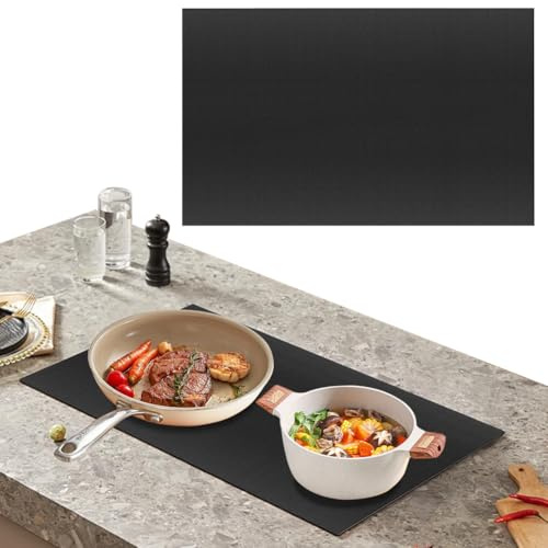 78 x 52 cm stor induktion skyddsmatta, silikon induktionshäll skyddsmatta, induktion cooker silikonmatta, värmebeständig värmeisolerad dyna för induktionsspis, spisskydd induktionsfält