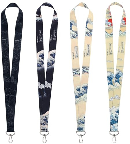 GTOTd The Great Wave Lanyard Schlüsselband (4Pcs)