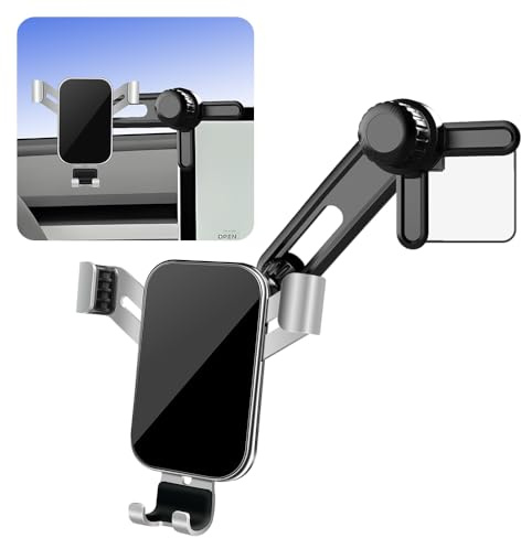 LUNQIN Car Phone Holder for Polestar 2 2022 2023 2024 and Polestar 3 2025 Auto Interior Accessories Best Cell Phones Mount Cellphone Mobile Cradle Charging Navigation Bracket Screen Stand Accessory