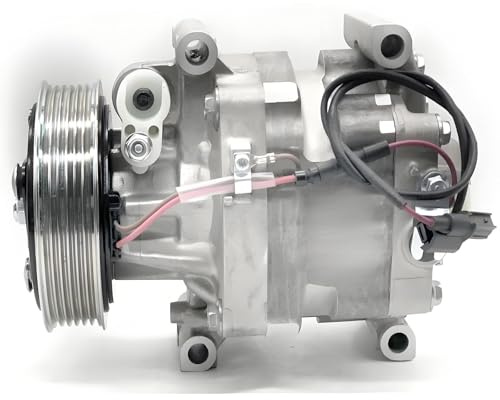 BOGJFC 12V 6 Grooves Compresseur Clim En Fer Compatible Avec Jazz Vezel Fit DBA-GK3 Installation Climatisation Pièce OEM 388105R0004 P160109591 38810-5R0-004 3902 P16-0109591 B01N0G7TH0 1041912811