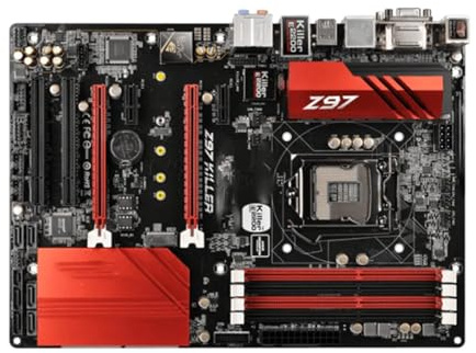 Placa Madre Placa Base Fit For ASRock Z97 Killer LGA1150 Compatible con i7-4790K, i7-4770K, i5-4690K, i5-4670K, CPU DDR3 de 3200 MHz, 2 x M. HDMI, ATX