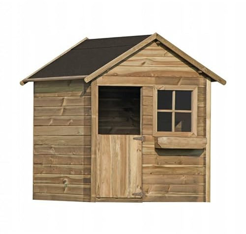 Casetta da giardino per bambini in legno Mateusz, 126x112x158 cm
