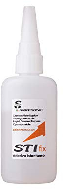 STI Colla universale Ultrafix 50gr Gel cianoacrilato Attack per vari materiali plastica e stampa 3D