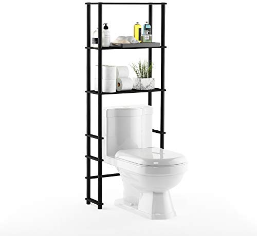 Furinno badrumsförvaring, trä, espresso/svart, en storlek