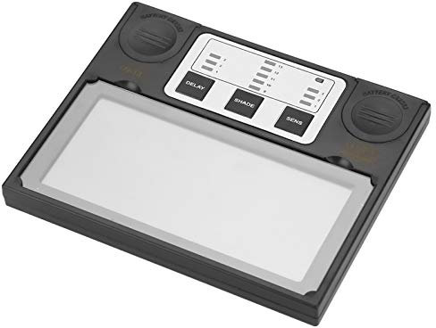 Automatik Schweißhelm Ersatz Objektiv, TX550E Sonnenkollektor Schweißhelm Objektiv, Schweißmaske Auto Verdunkelungslinse mit LCD Display, 110 × 90 × 9 mm Automatik Schweißschirm