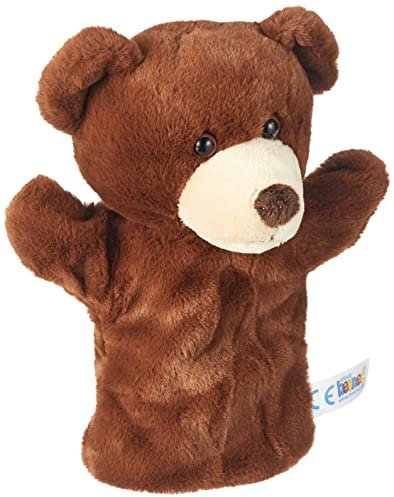 Heunec 393875 Handspielpuppe Bär, braun