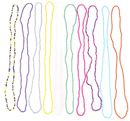 Holibanna Perles colorées Chaîne de taille pour femmes Ceinture de chaîne de hanche Ceinture de chaîne de mode Chaîne de ventre Été Plage Bikini Accessoire