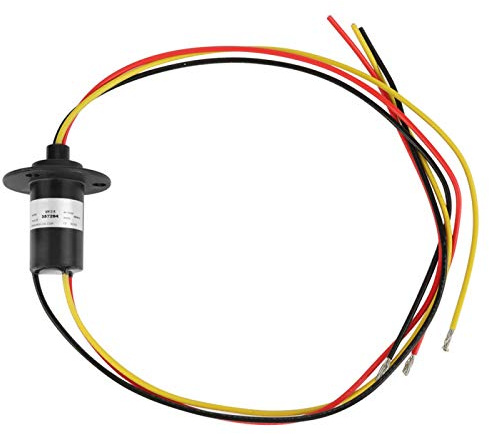 250RPM 15A 3 Drähte Schleifring, 0-600V Kollektorring Drehgelenk Elektrischer Kommutator für Windkraftanlage Stromgenerator