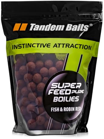 Tandem Baits SuperFeed Boilies Pure Carp Bait | Carp Fishing Boilies | Carp Fishing Bait | Carp Fishing Accessories for Monster Fish 18mm