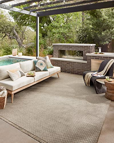 Loloi Dawn Collection Indoor/Outdoor DAW-02 Tan 6'-4 x 9'-2 Area Rug