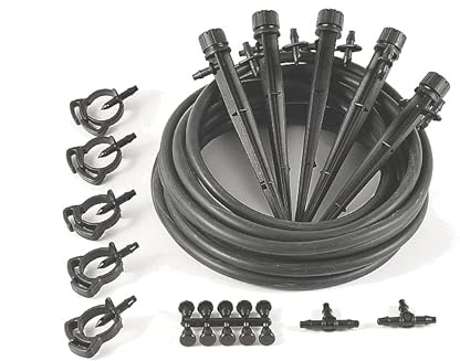 Mikrobewässerung Tropfrohr Set für Pflanzenkübel Plug&Rain Mikro
