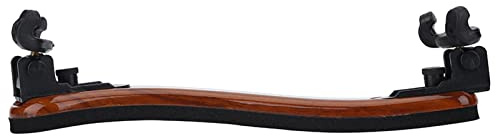 Violin Schulterstütze Verstellbare Schulter Auflage Polster Gummipolster für 3/4 4/4 Größe Geige Zubehör mit ABS Schaumstoff Polsterung Natürliche Kurve Leicht und Weich für Geigenanfänger und Profis