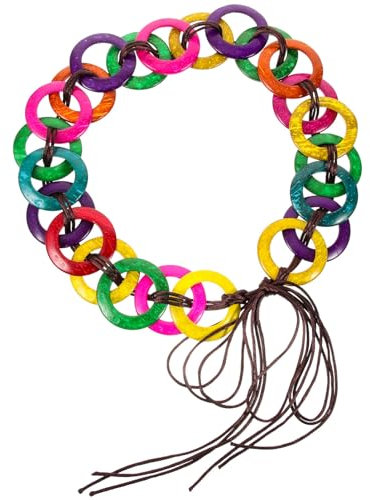 ifundom Bunter Taillengürtel Aus Geflochtenem Material Verstellbar Für Kleider Strand Partys Modischer Dekorativer Gürtel Für Damen Leicht Und Langlebig Eleganter Look