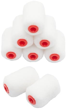 ProDec Advance 8 Pack Medium Pile Ice Fusion 2 inch Micro Paint Rollers for an Ultra-Smooth Finish Painting with Emulsion & Satin Paints on Interior Walls, Ceilings, Wood, Metal, 2
