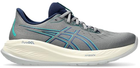 ASICS Men's Gel-Cumulus 26 Running Shoe, Clay Grey/Illusion Blue, 47 EU