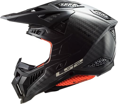 LS2, Motorrad-Crosshelm MX703 X-FORCE Gloss Carbon, 3XL