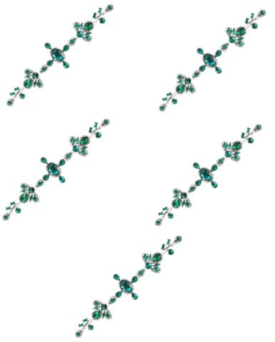 HOODANCOS 5stücke Handtaschen Applikation Strass Patch Dekoration Für Schuhe Und Kleidung Glitzernde Bastelaccessoires Für Kreative Projekte