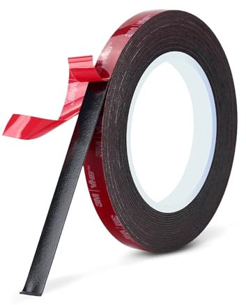 Tool Depot Double Sided Tape, Heavy Duty Mounting Tape, 10mm * 15.5FT - Strong Adhesive VHB Tape - Waterproof Foam Tape for Home Decor & Automotive