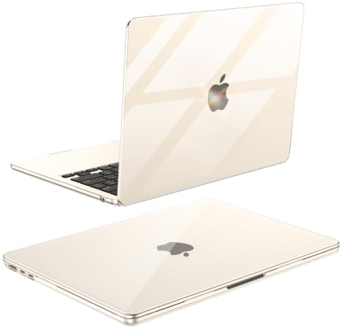 BlueSwan für MacBook Air 13 Zoll Hülle 2026-2022 M5-M2,Kristall Stern Licht | Ultradünne Glatt Schutzhülle,Kompatibel mit Mac Book Air 13,6A3449 A3240 A3113 A2681,Snap-on Hartschalen Hülle