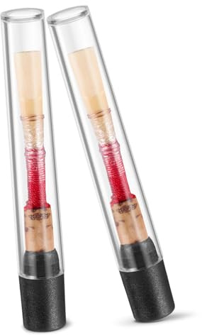 Abaodam 2 Stück Oboenrohrblätter aus Bambus Mittelstark Langlebig mit Stabilem Klang für Oboe Musikinstrumentenzubehör für Musiker und Studenten Zufällige Farbe