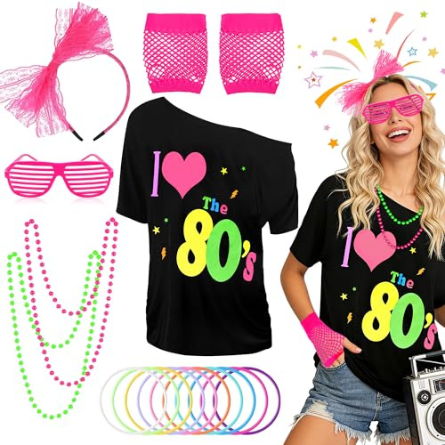 Bryndo 80er 90er Jahre Outfit Damen Set (S)