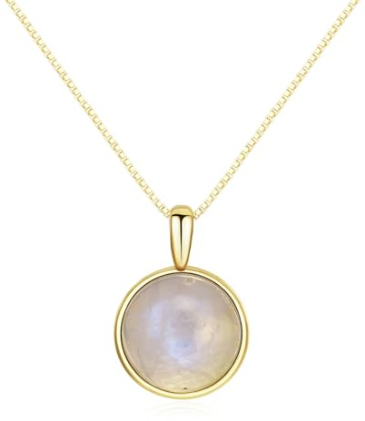 COAI Damen 925s Halskette mit Medaillon Anhänger aus Edelsteine