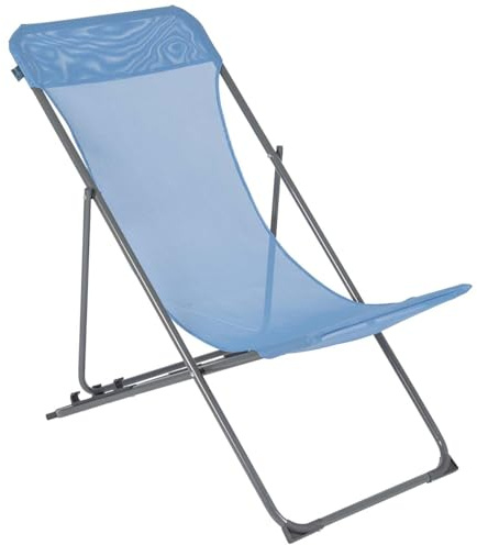 Bo-Camp Unisex Penco Strandstuhl, Blau, Einheitsgröße