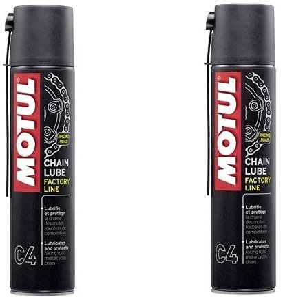 Grasa en spray para cadena Motul C4 Chain Lube Factory Line - 2 x 400 ml