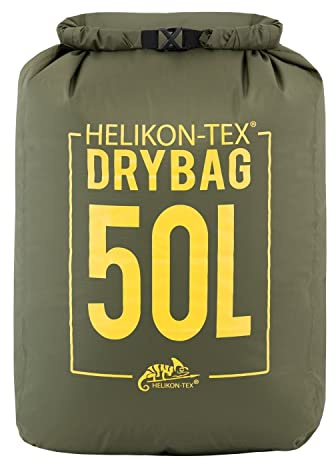 Helikon-Tex Arid Dry Sack Rucksack, mittelgroß, 50 l, Olivgrün/Schwarz