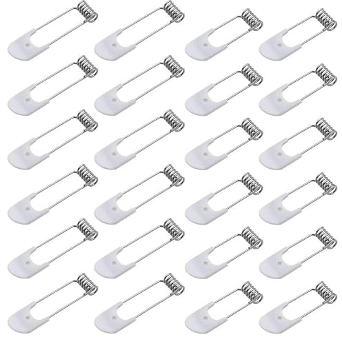 SRunDe Paquete de 24 clips de retención de resorte de 50 mm 60 mm | para lámpara empotrable LED GU10/MR16 Downlight Spotlight Soporte de bombilla anillo de luces