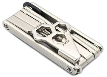 COYOTE MT 12 in 1 Bike Multitool - Compact and Lightweight Bicycle Repair Kit for Road and Mountain Bikes - Saddlebag and Pocket Friendly – Strong, No Rust, Long Leverage Bicycle Tools - Cyclist Gift