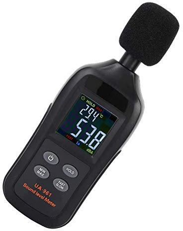 strumento di test Decibel Meter Detector Fonometro con intervallo di misurazione del livello da 35 dB a 135 dB per registratore di livello per apparecchiature di misurazione del rumore di costruz