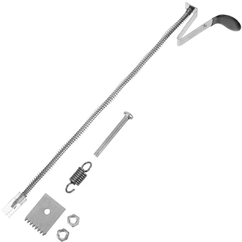 TOVINANNA Accessoires Machine À Relier Jardin - Lames INOX Ressorts Agrafes pour Outil De Ligature des Plantes Pièces Compatibles Vigne Et Concombre Kit Remplacement 6.7X1.4X0.4 Pouces