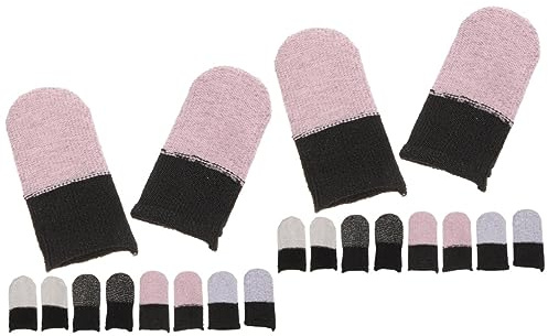 Mikikit 10paare Rutschfeste Finger-sleeves Für Mobile Spiele Atmungsaktive Fingerabdeckungen Schweißbeständig Und Elastisch Für Touchscreen-gaming Kompatibel Mit Smartphones