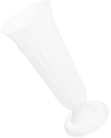 CAXUSD Vaso Da Fiori Per Tomba in Pp Resistente Alle Intemperie Con Base Stabile Contenitore Commemorativo Bianco Per Cimitero Per Decorazioni Floreali Esterne e Commemorazioni