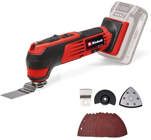 Einhell Utensile multifunzione TE-MG 18/1 Li - Solo Power X-Change (18 V, 3 funzioni, mandrino magnetico, accessorio incluso, batteria esclusa)