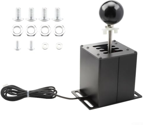 Oniissy Sim-Racing-Shifter: Verbessern Sie Gaming mit 7+R USB-Simulator für ATS, für ETS und für WRC, USB-Simulator-Schalthebel, Lenkrad sequentielle Gangschaltung