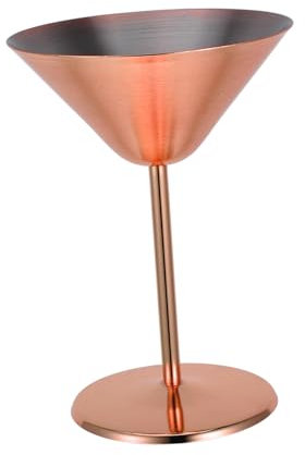 KOCKSHION Da Cocktail in Acciaio Bicchiere Da Bar Per Feste Tazza Resistente Per Cocktail e Martini Design Moderno e Stabile Per Bevande