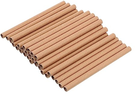 TOYANDONA 200 Stück Papier Röhrchen für Bienen Nistkästen Stabile DIY Bastelröhren Innendurchmesser Außendurchmesser Multifunktionale Niströhren für Wildbienen und Insektenhotel