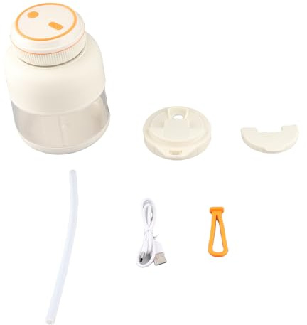 Mélangeurs portables mélangeur à fruits à la main usb usb rechargeable mélangeur de mélangeur de mélangeur à juicer fuite à l'épreuve de mélange puissant pour smoothies shakes jus (Blanc)