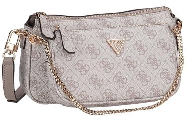 Guess Noelle Dove Logo Pouch Schultertasche, Dunkle Eiche, One size, Noelle II Doppeltasche Crossbody