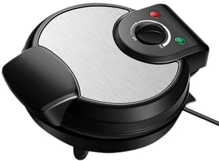 Electric Waffle Cone Maker Non Stick Deep Fill Waffle Iron, Belgian & American Waffle Machine, 1200W Breakfast Snacks Machine