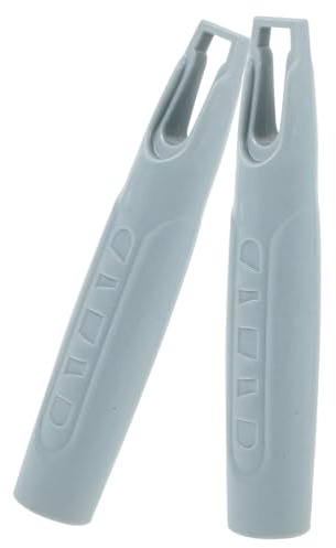VALICLUD Empuñadura para Mango de Escoba 19mm Verde Claro, Manga del Extremo Fregona en Plástico, Repuesto Ergonométrico para Herramientas de Limpieza, Uso Doméstico, Pack de 2 Piezas