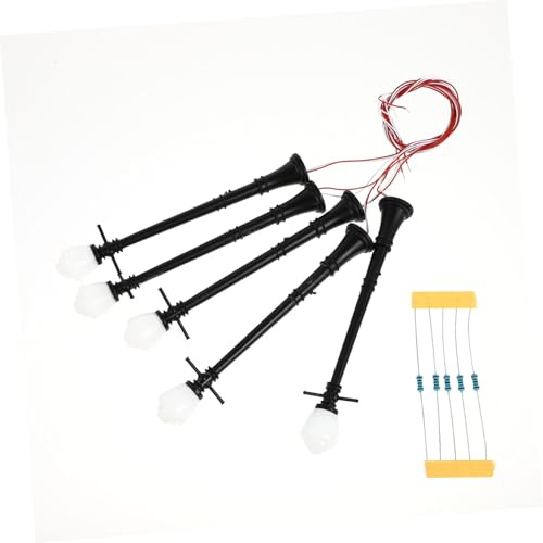 Cabilock Lampione Modello LED per Tavolo da Sabbia Mini Decorazione Paesaggistica Modello di Layout di Scena Ornamentale Resistente