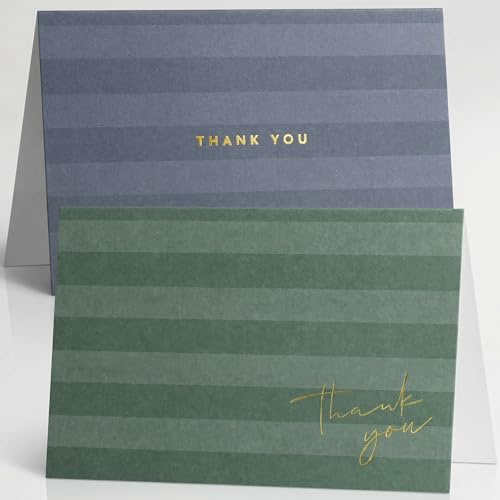 ZICOTO Beautiful Thank You Cards Set of 30 With Envelopes and Stickers