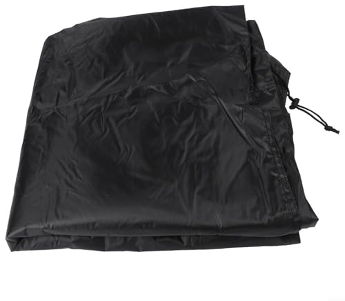 Eawfgtuw For Round Pool Cover for Above Ground Swimming Pools - 210D Thick Solar Cover with Drawstring, Weatherproof Dust & Debris Protection, Compatible with(black 10FT)