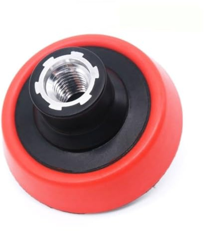 Tidevib 2/3 Zoll Platte Stützteller Halter für M14 Gewinde, Schleifen Polierpad Schwamm Pad für Rotary Poliermaschine